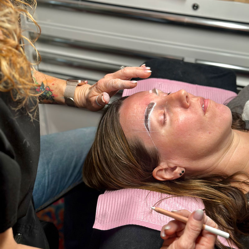 Brow lamination and tint training course in Huntsville Alabama